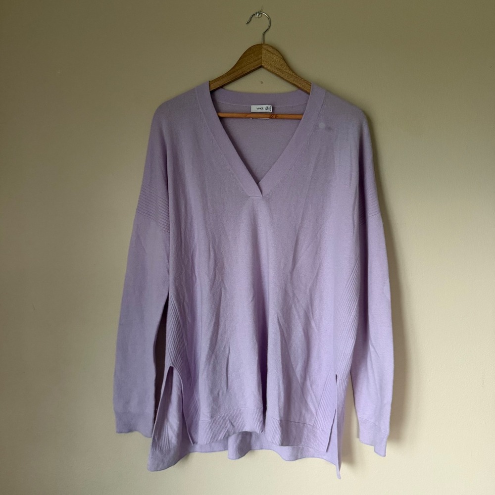 Vince Lilac Purple Cashmere Sweater